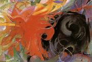 Franz Marc Fighting forms oil on canvas